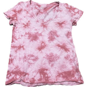 Pink Victoria Secret Tie Dye Tee (Sz M)